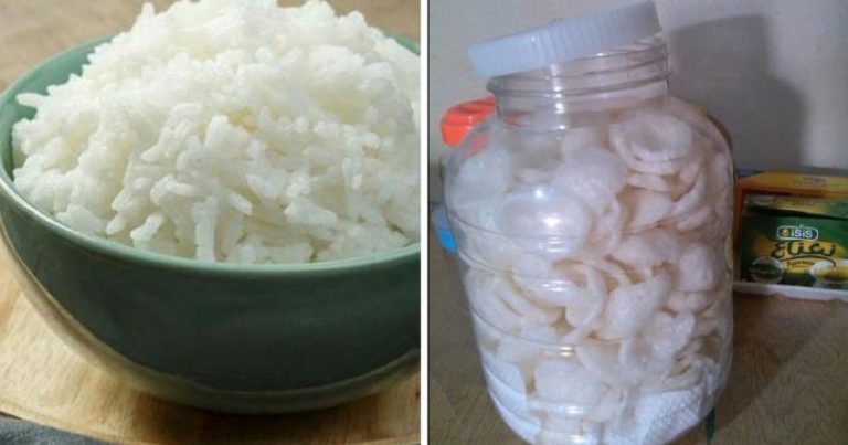 Buat Keropok Dengan Lebihan Nasi. Jimat dan Paling Penting Enak Rasanya