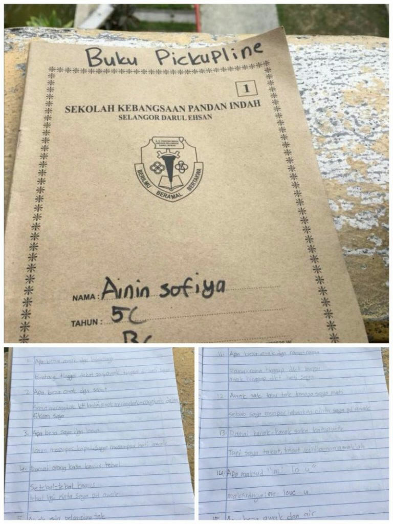 Buku Pickupline Budak Sekolah! Ibu-ibu Sila Ambil Kisah.