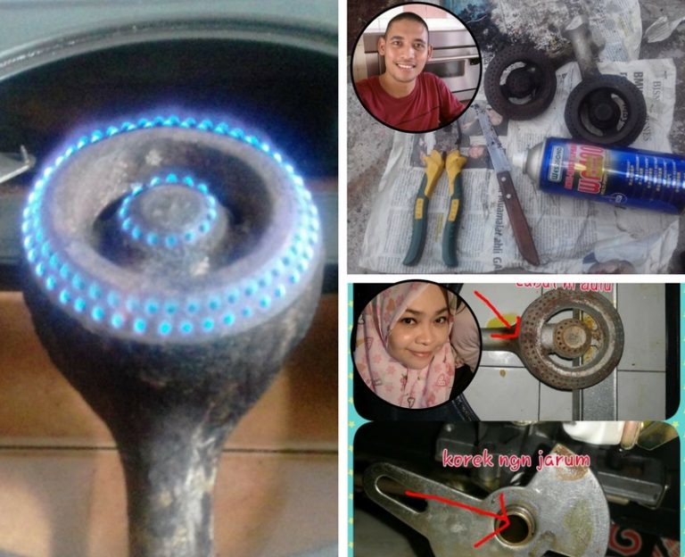 Bila Dapur Gas Dah Berkarat & Api Tak Besar, Sebenarnya Ibu Boleh Lakukan Servis Sendiri!