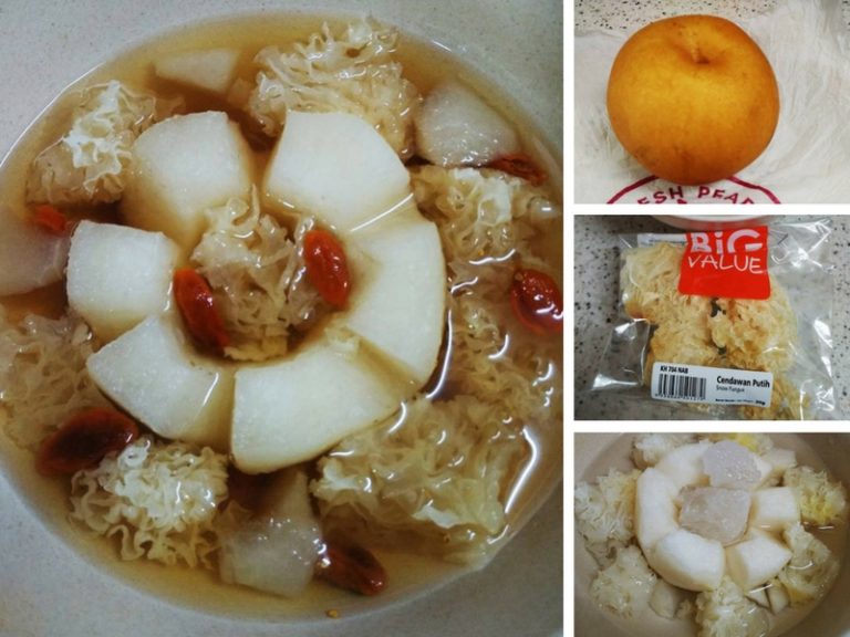 Redakan Batuk Kering, Selesema & Sakit Kerongkong Anak-Anak Dengan ‘Chinese Pear Soup’