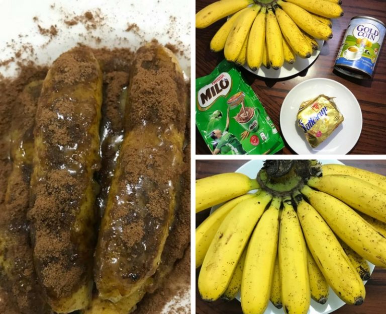 Sedapnya Pisang Goreng Bila Ditabur Milo. Anak Tentu Makan Sampai Licin Menjilat Jari!