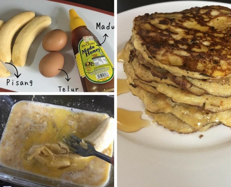 Pancake Tanpa Tepung. Unik & Harus Cuba, Sebab Mudah Sangat Nak Buatnya!