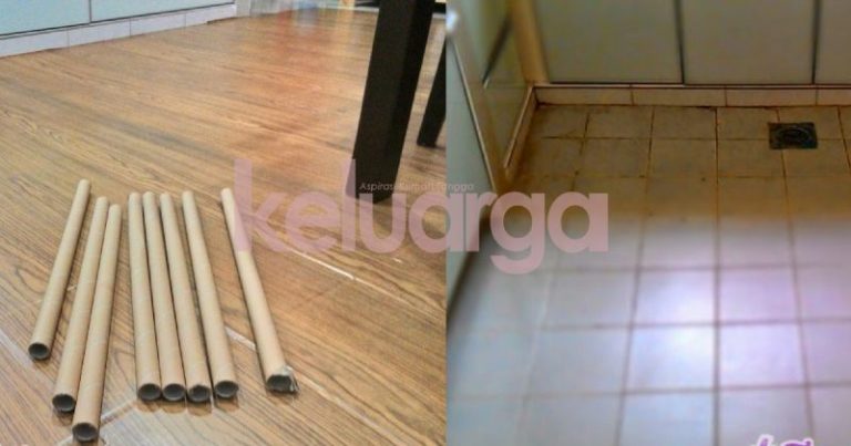 Dapur Jadi Serba Baru Bila Pasang Wallpaper Pada Lantai, Kosnya Hanya RM18 Sahaja, Wow Jimat!