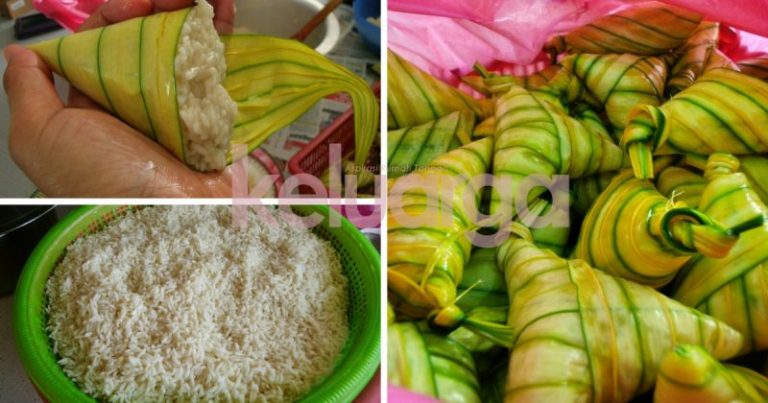 Sediakan Ketupat Sendiri Buat Kunjungan Rumah Mentua, Tak Susah Pun, Ni Saja Caranya!