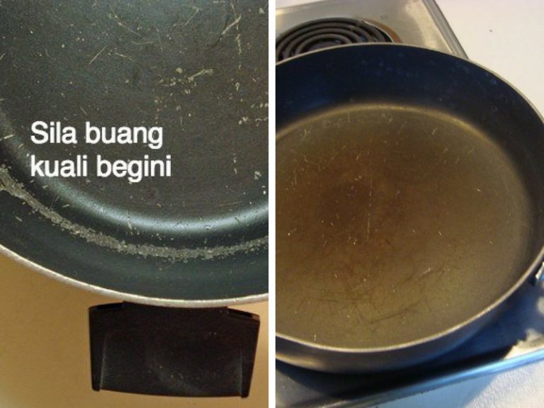 Walaupun Sayang, Tolong Buang Kuali Non Stick Yang Calar. Ini Sebabnya Yang Ibu-Ibu WAJIB Baca!