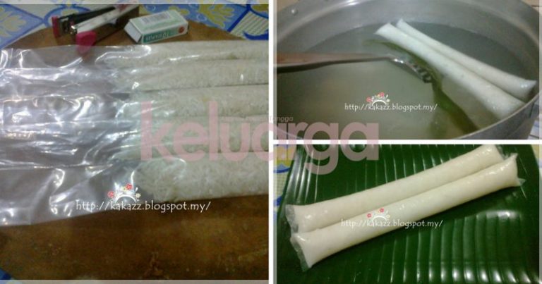 DIY Masak Nasi Impit Paling Pantas,  Guna Plastik Aiskrim Je, Mudah!