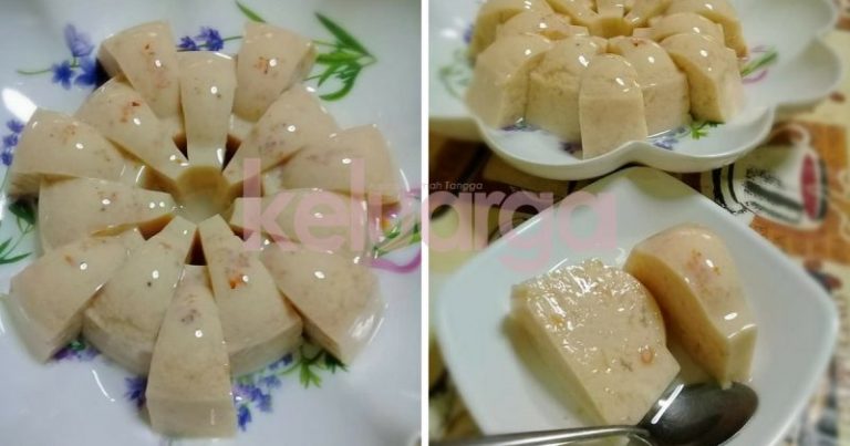 Kuih Raya Dah Makin Habis, Sediakan Puding Laici Susu Buat Tetamu, Ringkas Je!