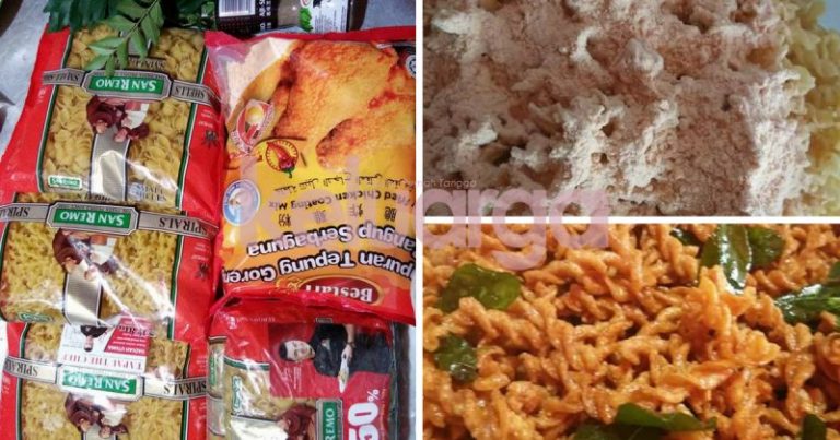 Kuih Siput Ekspress Tak Perlu Gentel,  Guna Pasta Spiral Je, Cuba Jangan Tak Cuba!