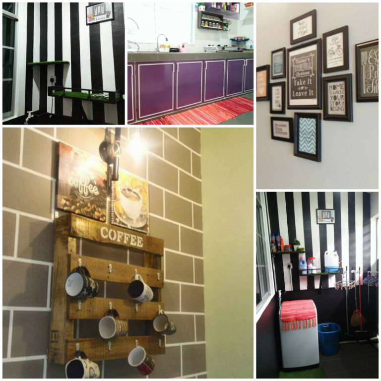 Suami Isteri Ni Hias Rumah Jadi Super Wow Bila Buat Sendiri. Bajet Pun Murah Je!