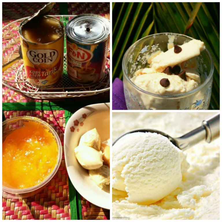 Buat Sendiri Aiskrim Durian, Bukan Susah. Ibu Ni Dah Cuba!