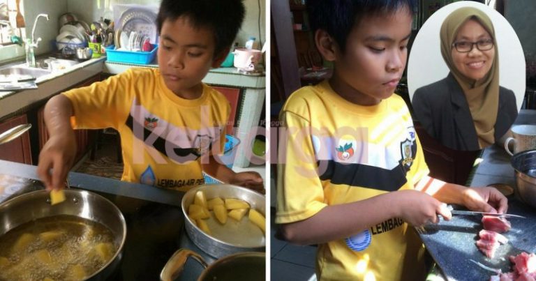 Senang Dikemudian Hari Bila Anak Lelaki Cekap Di Dapur,  Ikut Cara Doktor Ini, Latih Anaknya Sejak Kecil!