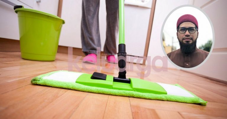 Bersihkan Rumah Pun Kena Ada Ilmu, Elak Mop Lantai Bercampur Najis, Ustaz Ni Jelaskan!