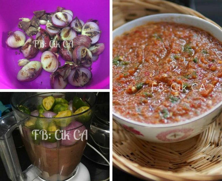 Petua Nak Sambal Belacan Sedap, Kena Bakar Dulu. Ketahui Cara Buatnya!