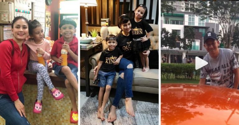 Ucapan Selamat Hari Raya Fasha & Jejai Buat Netizen Terhibur. Sportingnya, Tetap Berbaik Demi Anak!