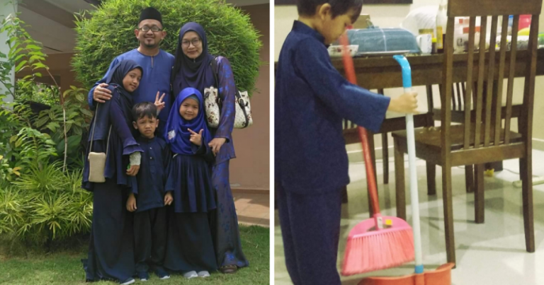 Ibu Ini Didik Anak Lelaki Multitasking. Moga Jadi Suami Serba Boleh Nanti