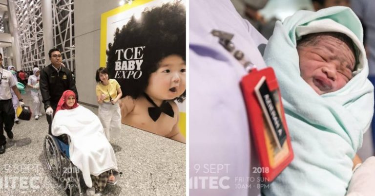 Gempar! Ibu Lahirkan Bayi Lelaki Di Expo Barangan Bayi. Tabiklah Bagi Yang Menghulurkan Bantuan