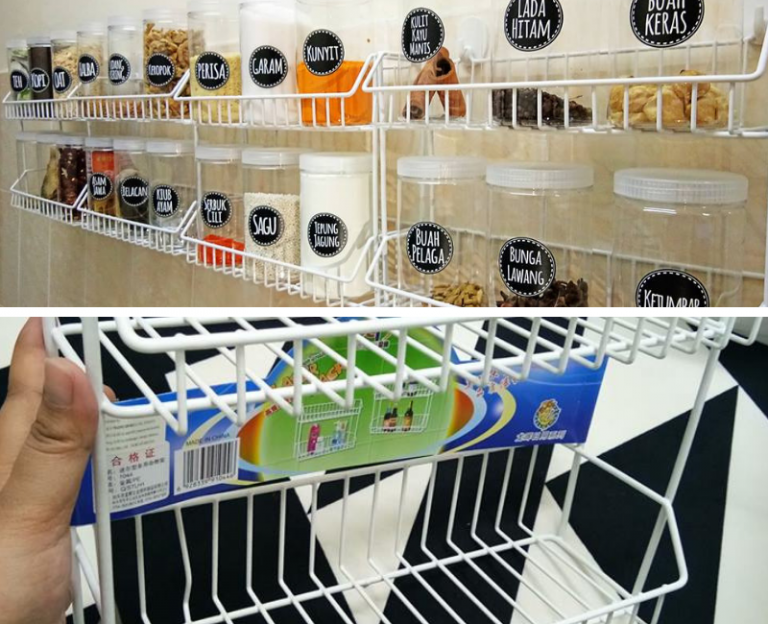 Nak Nampak Rempah Tersusun Rapi Walau Tak Ada Kitchen Cabinet, Ibu Boleh Buat Ni Dengan Kos RM80.70 Je!