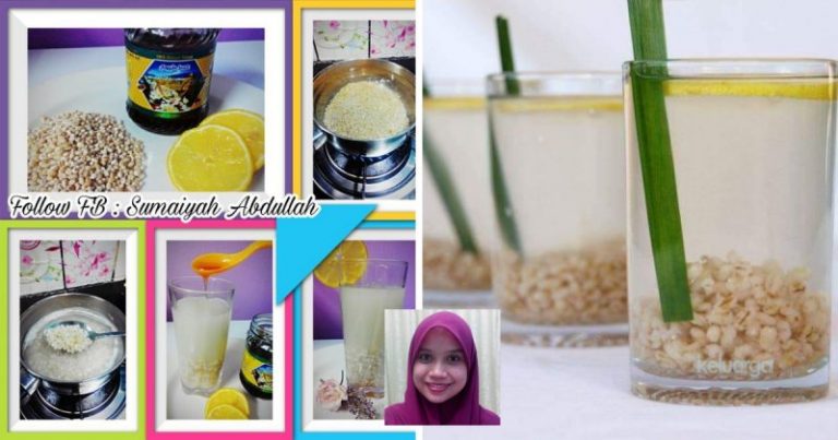Barli Bukan Hanya Bantu Sejukkan Badan Tapi Boleh Turunkan Kolestrol & Berat Badan. Wanita Ini Kongsikan Caranya.
