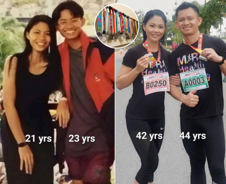 Baru Setahun Minat Berlari, Ibu Anak Dua Ini Telah Kumpul 43 Medal. Badan Pun Makin Solid, Wajah Lebih Sihat & Cantik!