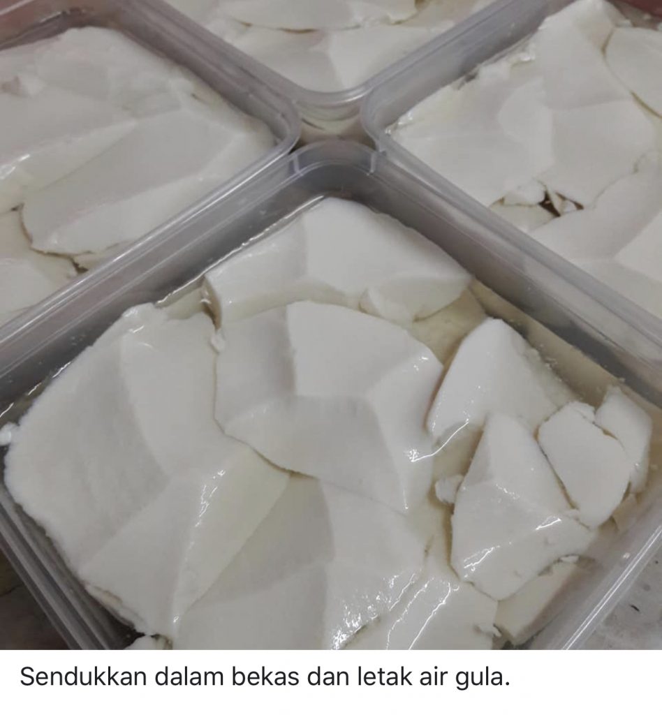 Tau Fu Fa Homemade, Lembut Dan Sedap Bila Di Makan Sejuk Waktu Berbuka