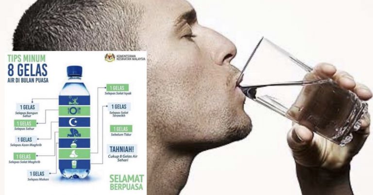 Alert Cara Minum Air Semasa Bulan Puasa. Jangan Sampai Badan Alami Hidrasi. Follow Jadual Ini.