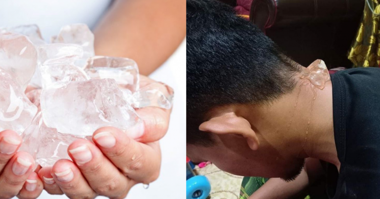 Sakit Kepala & Sakit Tengkuk Salah Bantal, Letak Ais Batu Aje Dah Ok! Lelaki Ini Kongsi Caranya.
