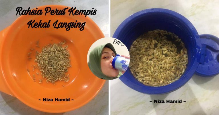 Rahsia Perut Kempis & Kekal Langsing Dengan Air Jintan Manis,  Badan Pun Rasa Ringan & Segar. Wanita Ni Kongsikan Caranya!