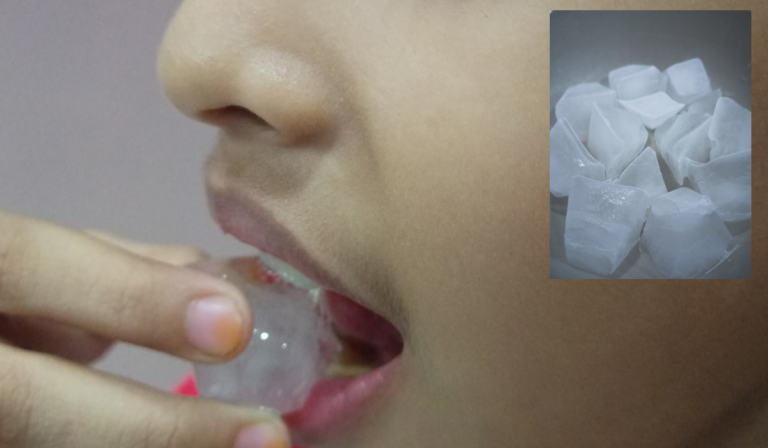 Anak Suka Kunyah Ais Batu,  Ada Kesannya Pada Kesihatan!