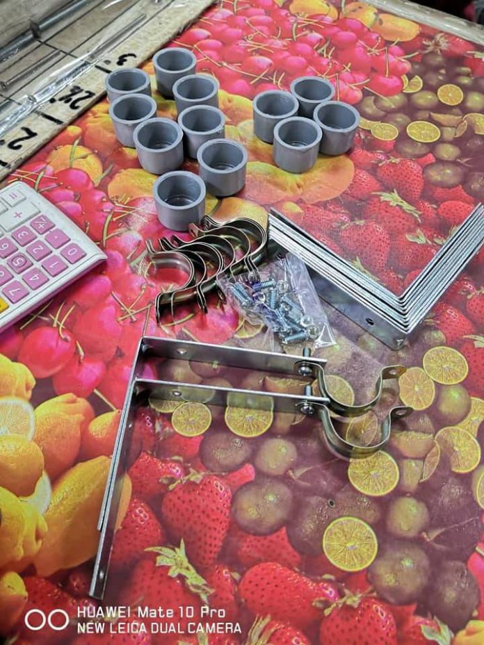 Wanita Ni Kongsi DIY Rod Langsir Eyelet Guna Paip Pvc. Mudah & Jimat