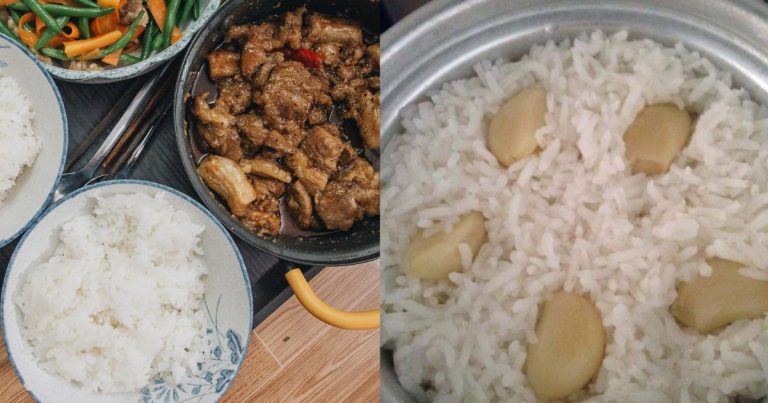 Masak Nasi Benamkan Bawang Putih, Rahsia Awet Muda Dan Kesihatan Diri, Nasi Pun Jadi Lebih Lembut Dan Sedap!