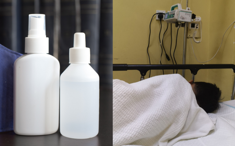 Hand Sanitizer Spray Jangan Dibuat Main. Bahaya Hingga Ada Masuk Wad. Ibu Ayah Sila Ingatkan Anak Tentang Ni!