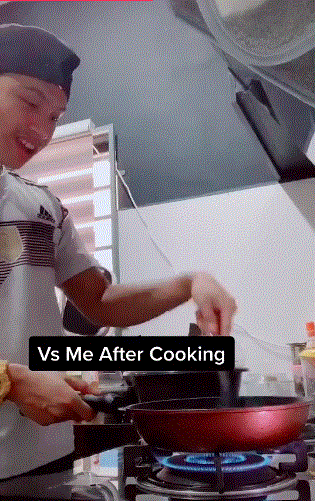 "Kalau Buat Macam Ni, Mak Aku Jadi Harimau." Remaja Ni Tunjuk Perbezaan Cara Mak Dan Anak Masak. Raih Perhatian Warganet!