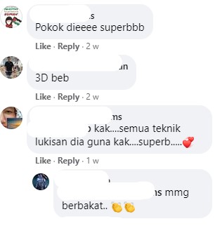 "Nak Menangis Tengok, Cantik Sangat," Pelajar Tingkatan 1 Hasilkan Lukisan Bertaraf Antarabangsa, Ramai Yang Kagum, Universiti Pun Teruja! 16 "Nak Menangis Tengok, Cantik Sangat," Pelajar Tingkatan 1 Hasilkan Lukisan Bertaraf Antarabangsa, Ramai Yang Kagum, Universiti Pun Teruja!