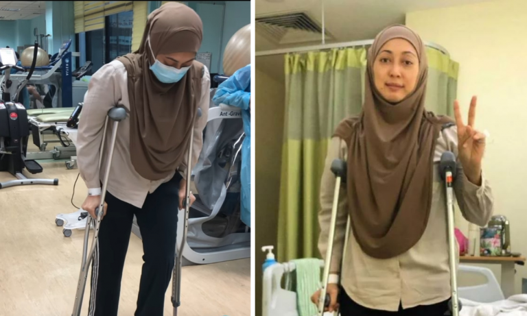 “Kena Berlajar Berjalan Balik Kalau Nak Cepat Sembuh”-Kuza Buat Fisioterapi & Ramai Doakannya!