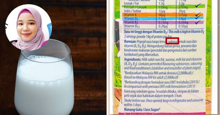 Susu Ada Kandungan Gula Yang Tinggi? Dietitian Ni Pesan Elak Terpilih Yang Mengandungi Sukrosa