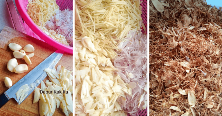 Serunding Halia Homemade Bersama Bawang Putih & Bawang Merah. Bagus Untuk Berpantang & Buang Angin