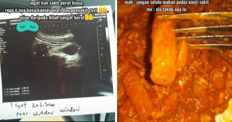 “I Buat ‘Content’ Begini Supaya Jangan Makan Pedas Selalu…”-Gadis Ni Terpaksa Pasrah Kini Tanggung Barah Ovari