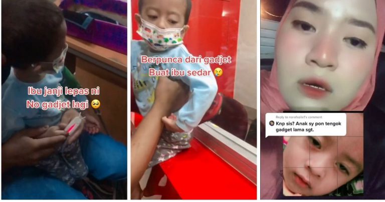 Akui Sibuk Kerja & Kini Ibu Ni Kesal Biarkan Anak Bermain ‘Phone’ Sampai Mata Merah & Sembab!