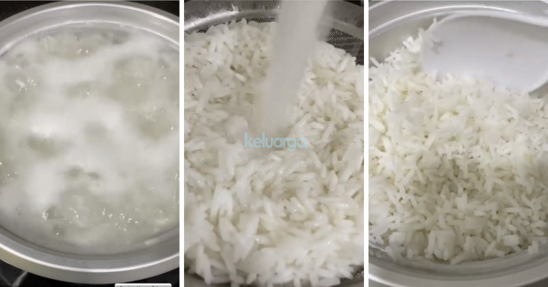 Rupanya Ini Tip Masak Nasi Sihat Tanpa Kanji, Murah & Mudah Nak Disediakan. Wanita Ni Kongsikan Caranya