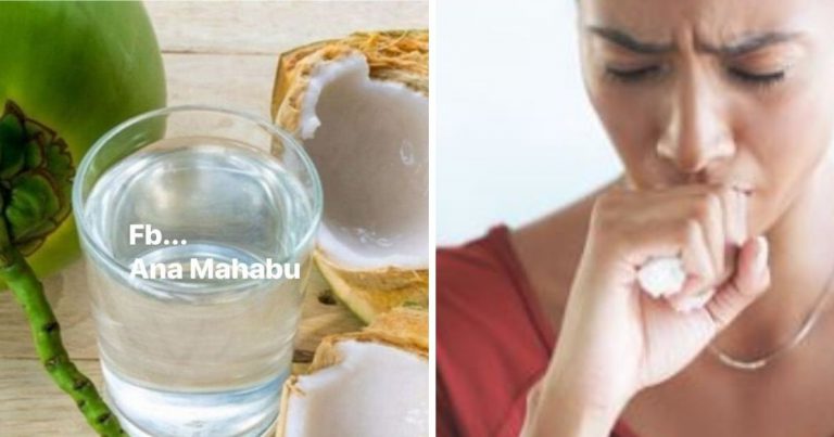Menanggung Batuk Yang Teruk & Lama, Wanita Ni Akhirnya Amal Minum Air Kelapa Untuk Redakannya!