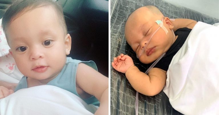 “Ayad Fayaash Si Bongsuku. Maafkan ibu…”-Gara-gara Sapu Minyak Angin, Ibu Ni Panik Wajah Anak Jadi Merah & Mulut Berbuih!