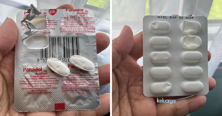 Panadol Tiruan? Wanita Ini Terkejut, Nasib Baik Tak Sempat Makan.