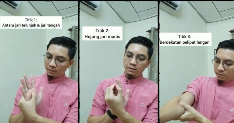 Legakan Batuk, Iktiarkan Cara Urutan 3 Titik Di Tangan Macam Lelaki Ni Buat!