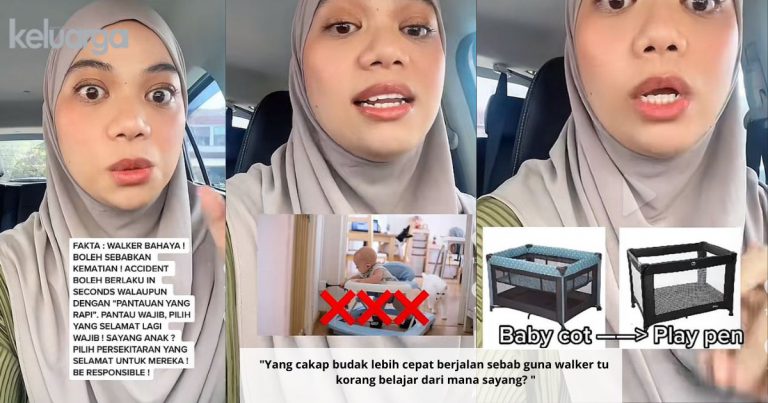 Doktor Ini Tegur Dan Tegas Untuk Ibu Bapa Yang Memakaikan Anak Walker Dan Buaian Boleh Menyebabkan Kematian Walaupun Dalam Pemantauan Rapi