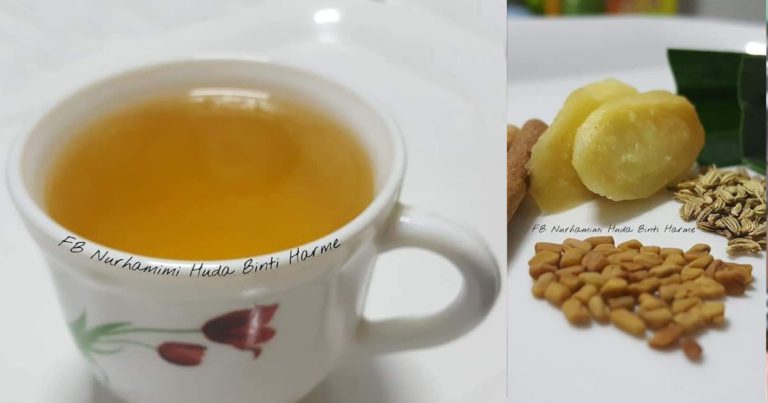 Pernah Alami Gastrik Yang Teruk, Wanita Ni Kongsi Amalan Minum Air Herba Yang Mujarab!