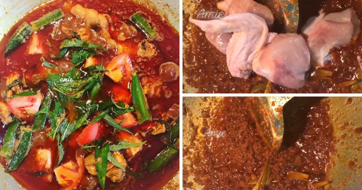 Sudah Biasa Masak Asam Pedas Ikan, Hari Ni Pekena Asam Pedas Ayam Style Johor Pula. Ni Resipinya!