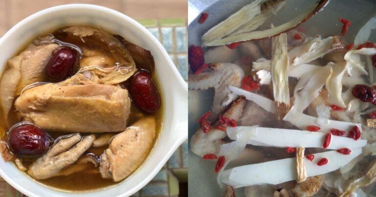 Sup Ayam Herba Ginseng & Sup Ayam Kurma Merah, Resipi Wajib Kaum Cina Waktu Pantang!