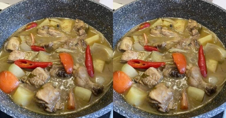 Sesuai Untuk Ibu Berpantang, Resipi Ayam Kurma Tanpa Santan! Tak Pedas Tak Berlemak.