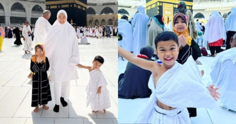 “Doa Abang Umar Mengusik Jiwa Ibu” Nurul Syuhada Bahagia Tengok Anak Gembira Tunai Umrah!