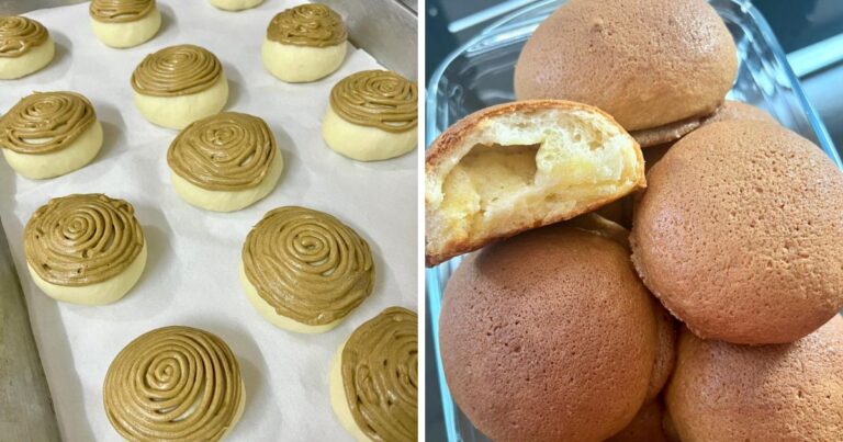 Luarnya Garing & Dalamnya Lembut, Begini Ibu Ni Kongsikan Cara Buat Roti Boy! 